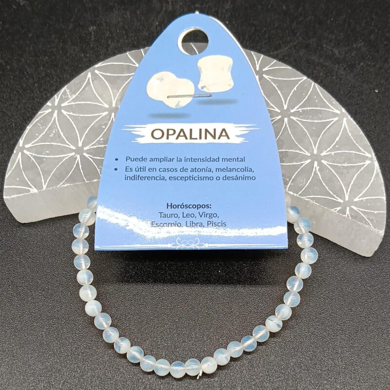 Pulsera Opalina 4mm