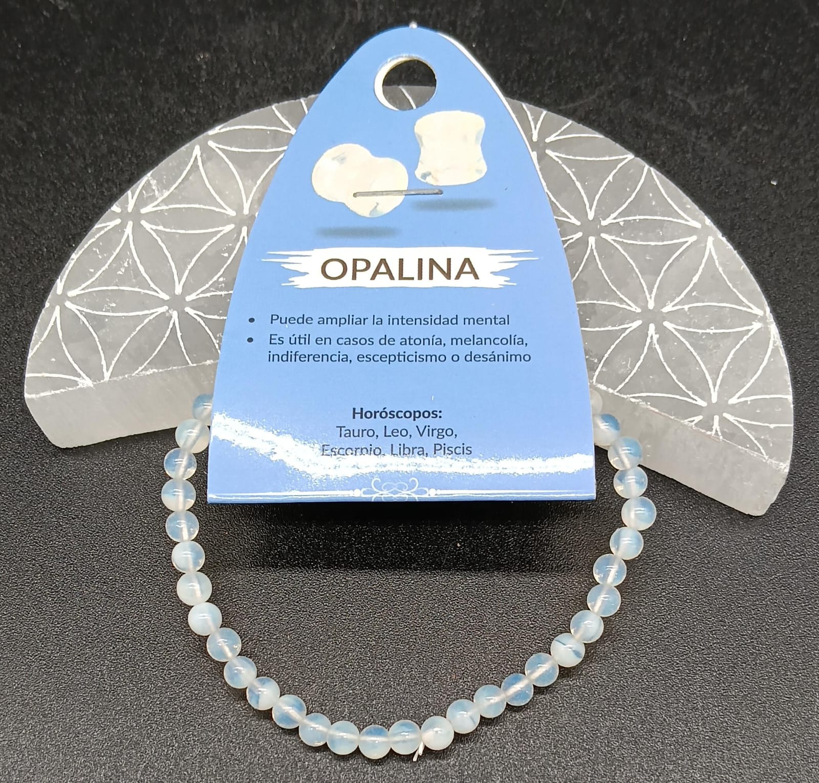 Pulsera Opalina 4mm