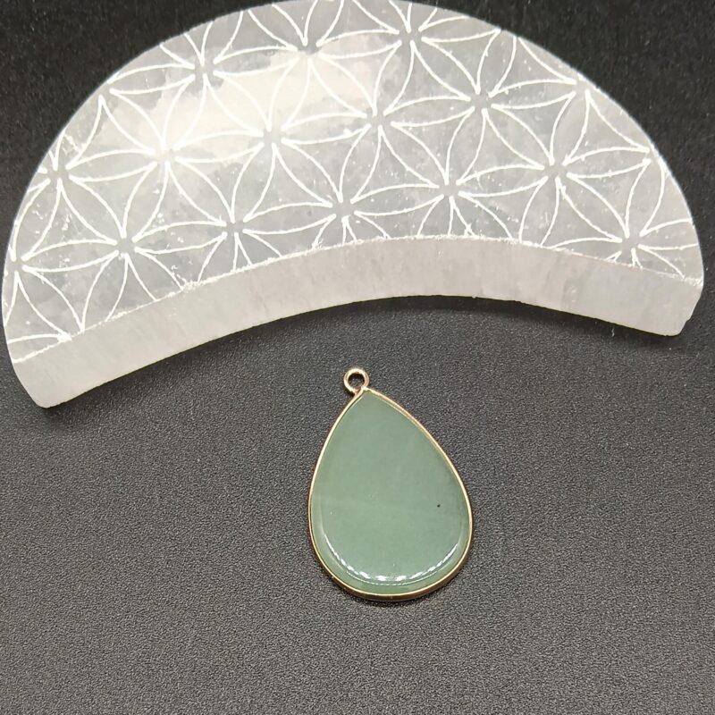 Colgante Lágrima Aventurina Verde