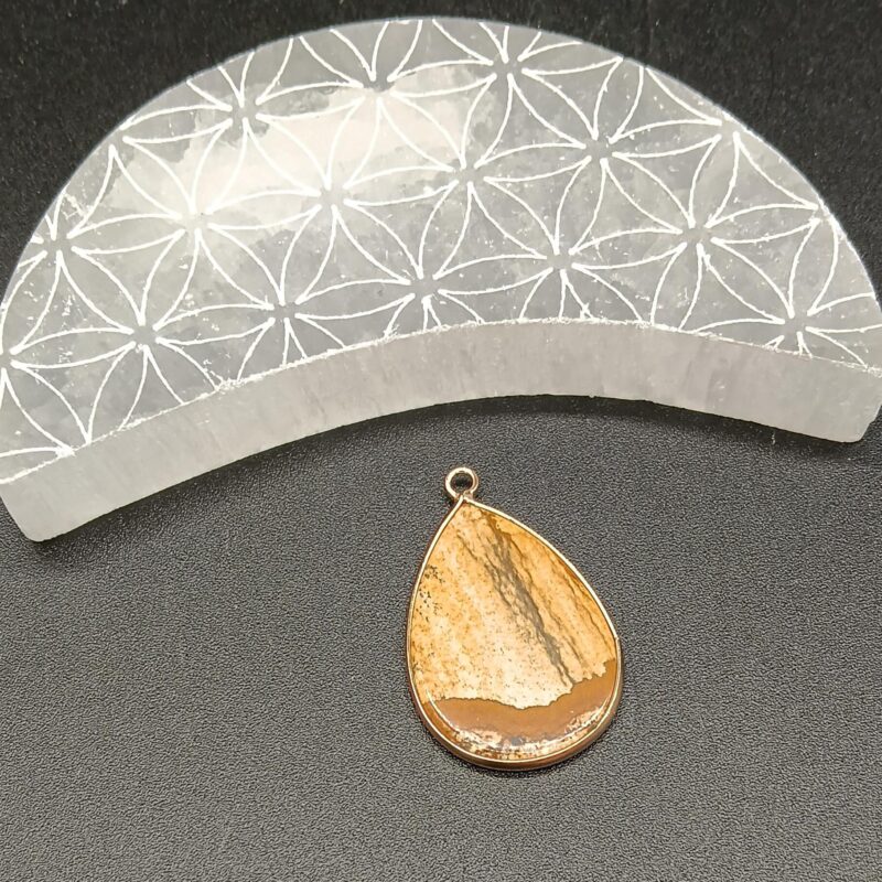 Colgante Lágrima Jaspe Paisaje