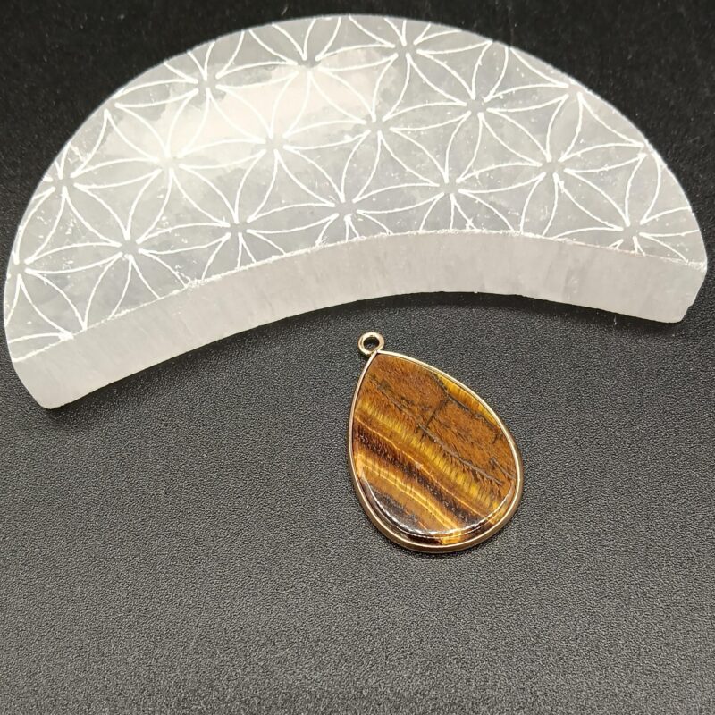 Colgante Lágrima Ojo de Tigre