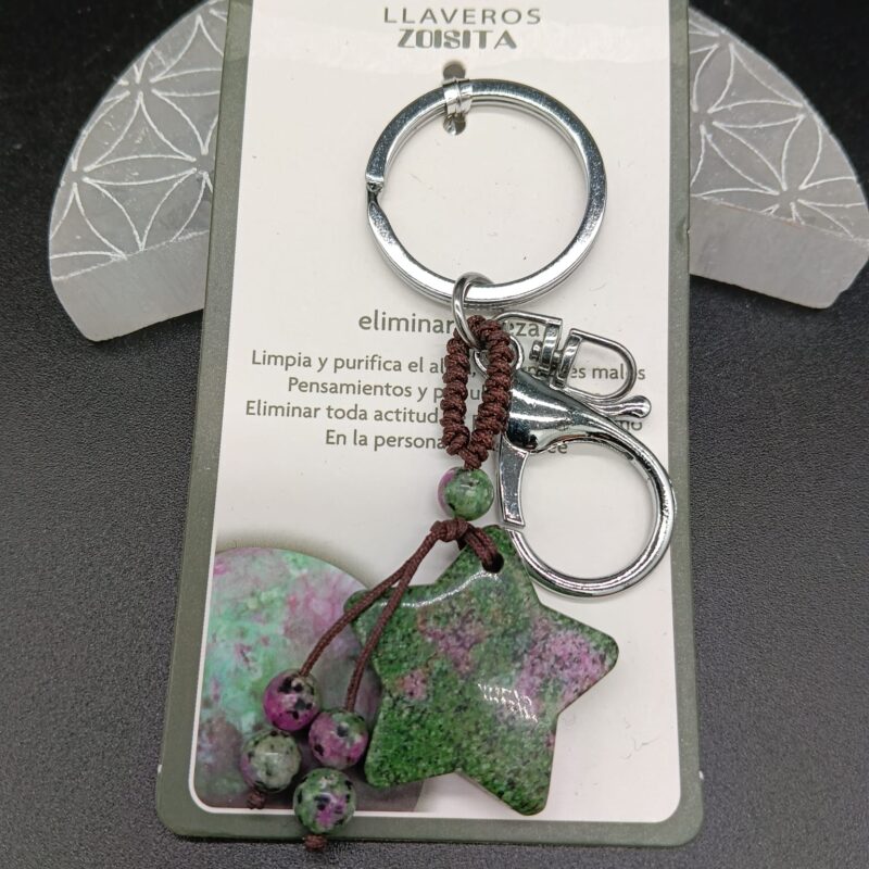 Llavero Estrella de Zoisita