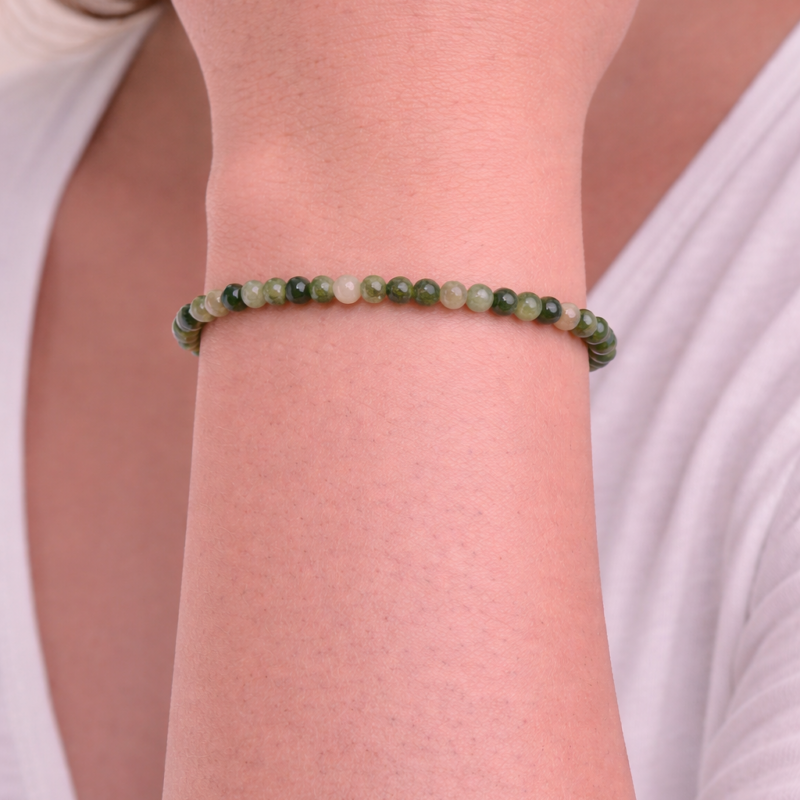 Pulsera Ágata Musgosa 4 mm