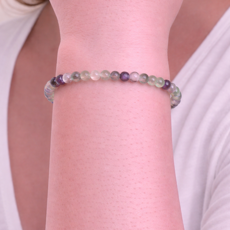 Pulsera Fluorita 4mm