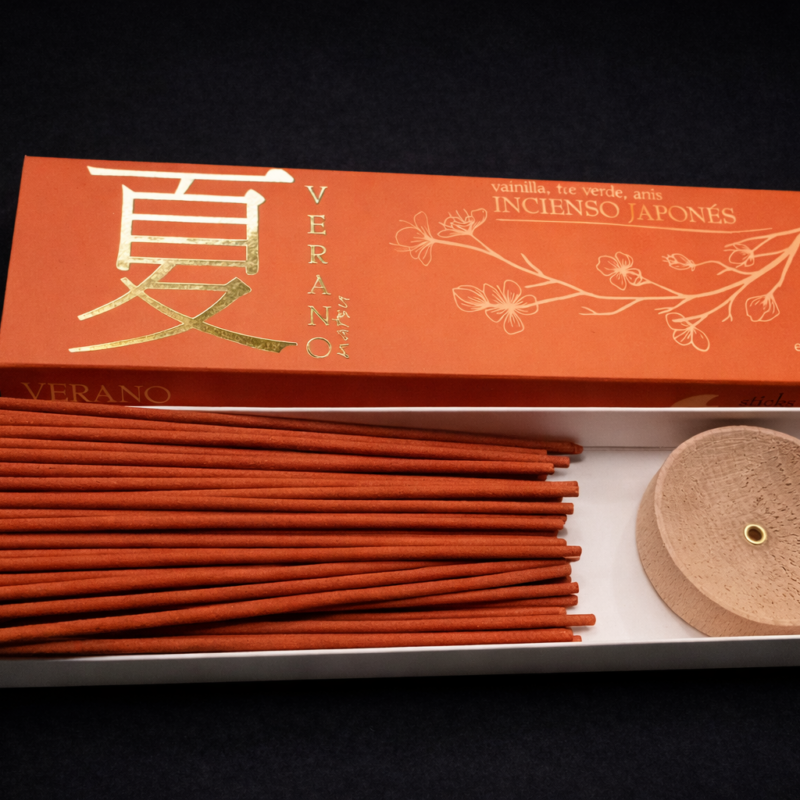 Incienso Japonés Verano - Vainilla, Té Verde, Anís