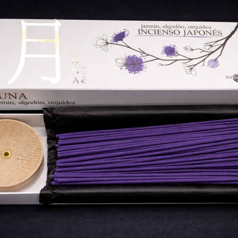 Incienso Japonés Luna - Jazmín, Algodón, Orquídea