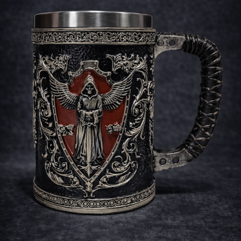 Jarra Santa Muerte Alada