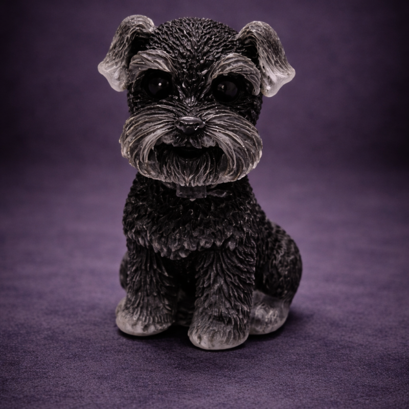 Perrito de Orgonita Turmalina (4 cm)