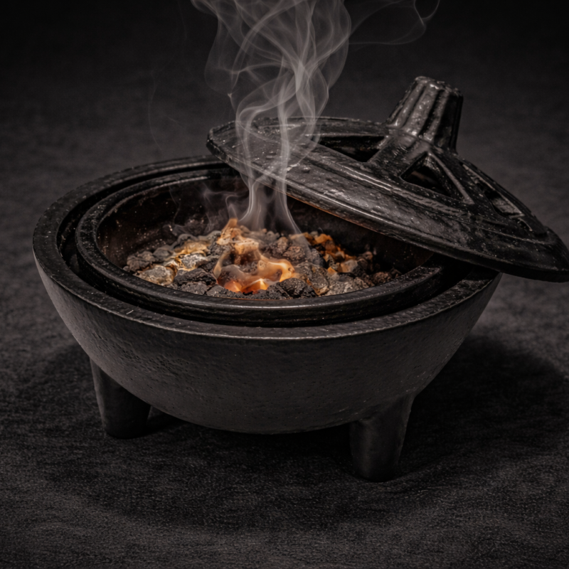 Quemador con Tapa de Hierro (Mediano)