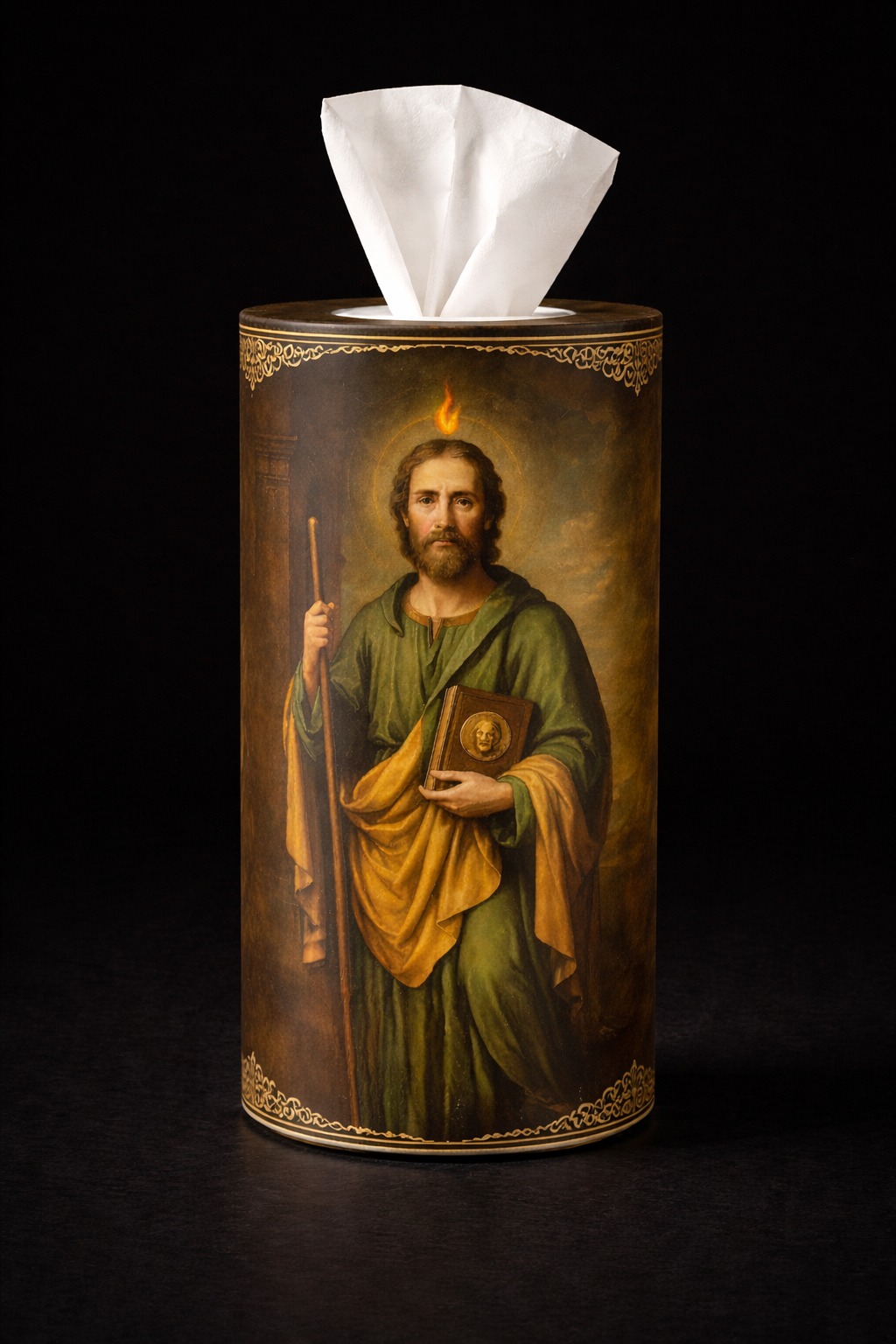 Caja Recargable de Pañuelos San Judas