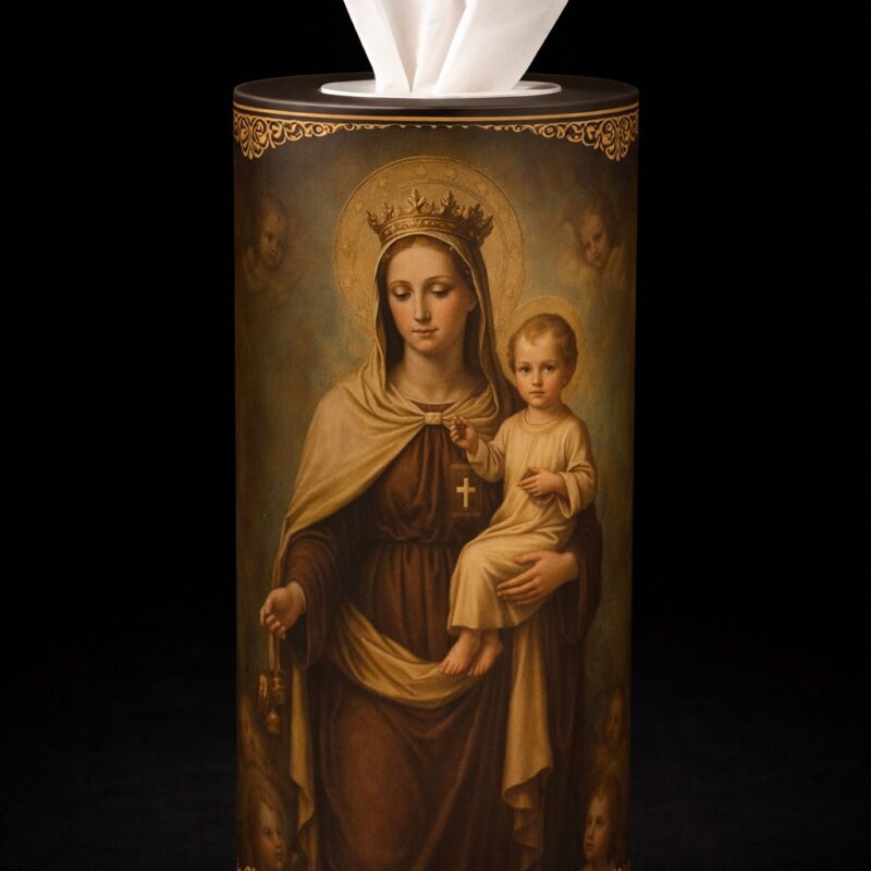 Caja Recargable de Pañuelos Virgen del Carmen