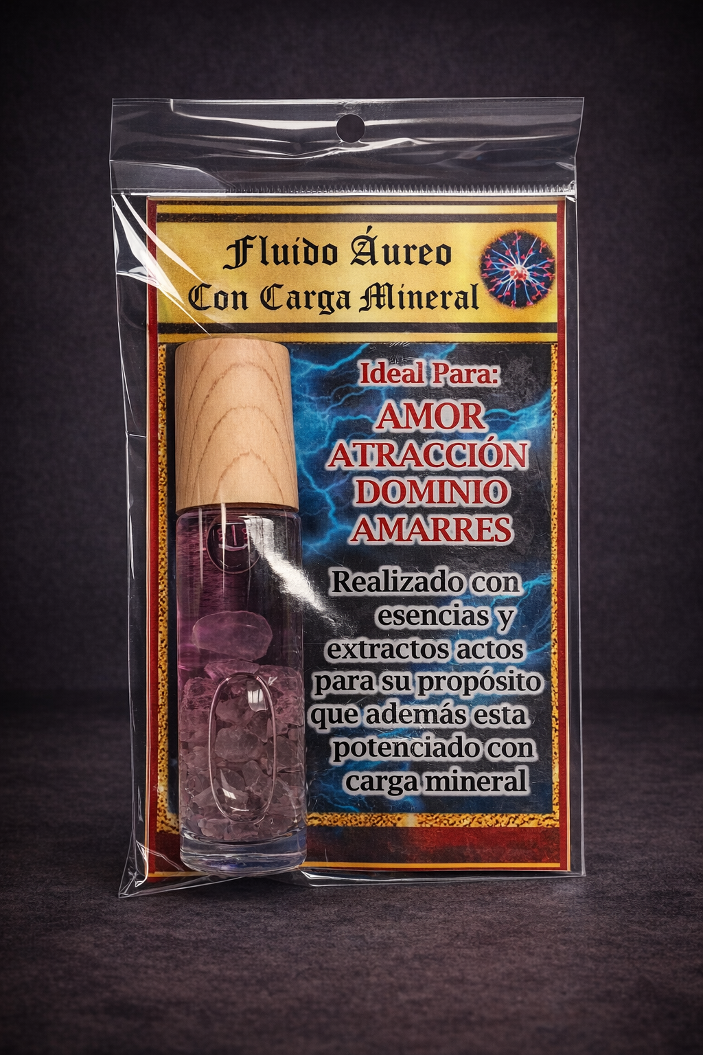 Fluido Áureo con Carga Mineral Amor