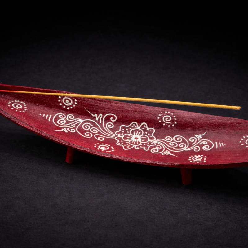 Incensario Hoja de Coco - Flor