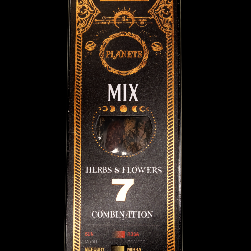 Incienso Aroma Planetas - 7 Hierbas y Flores