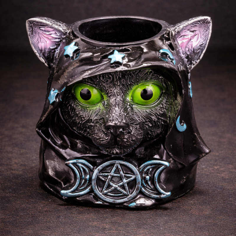 Soporte para Bola de Cristal o Mineral Gato Modelo 3