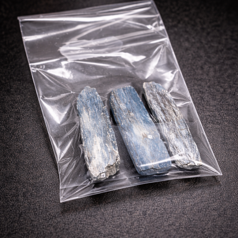 Cianita Azul en Bruto (3 unidades)