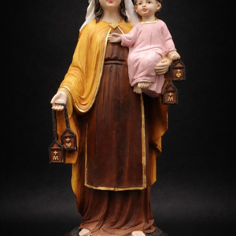 Figura Virgen del Carmen (4 x 4 x 11 cm)