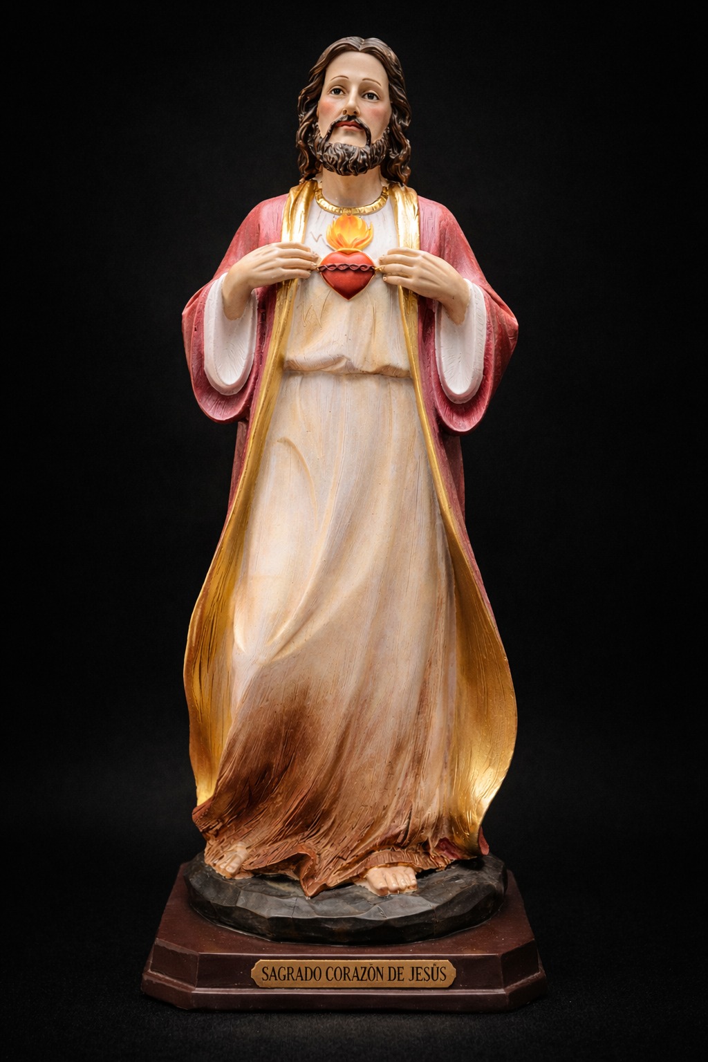 Figura Sagrado Corazón de Jesús (4 x 4 x 10 cm)