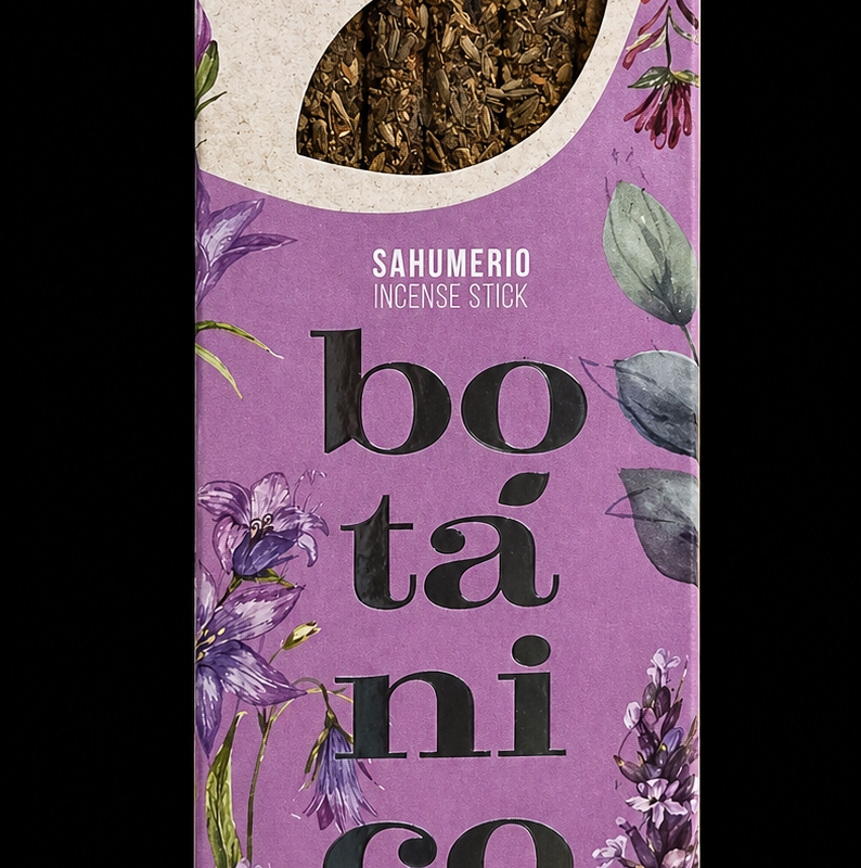 Incienso Sagrada Madre Botánico - Lavanda y Rosas (Felicidad)