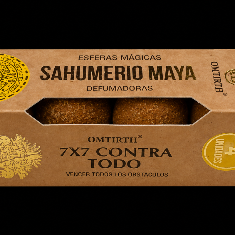 Bombitas x 4 Sahumerio Maya - 7x7 Contra Todo