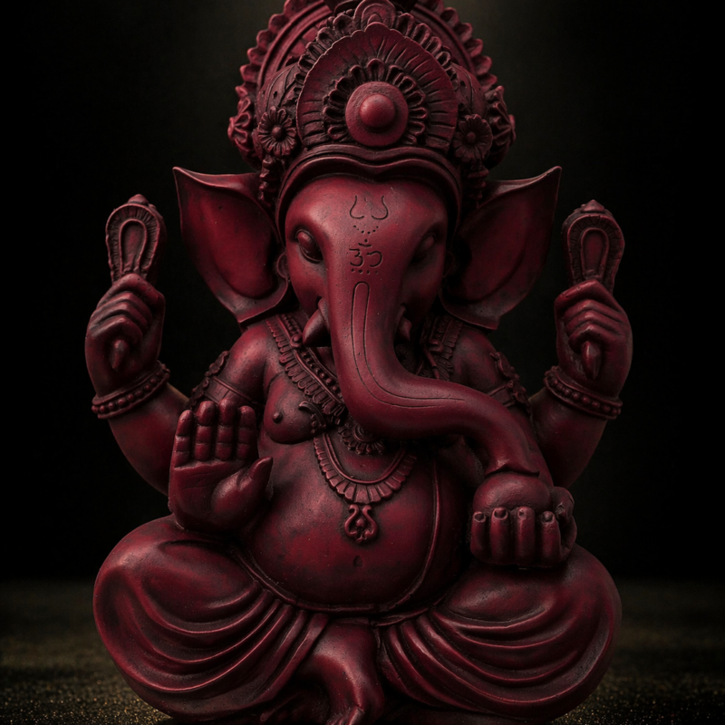 Figura Ganesha 40cm Color Tinto