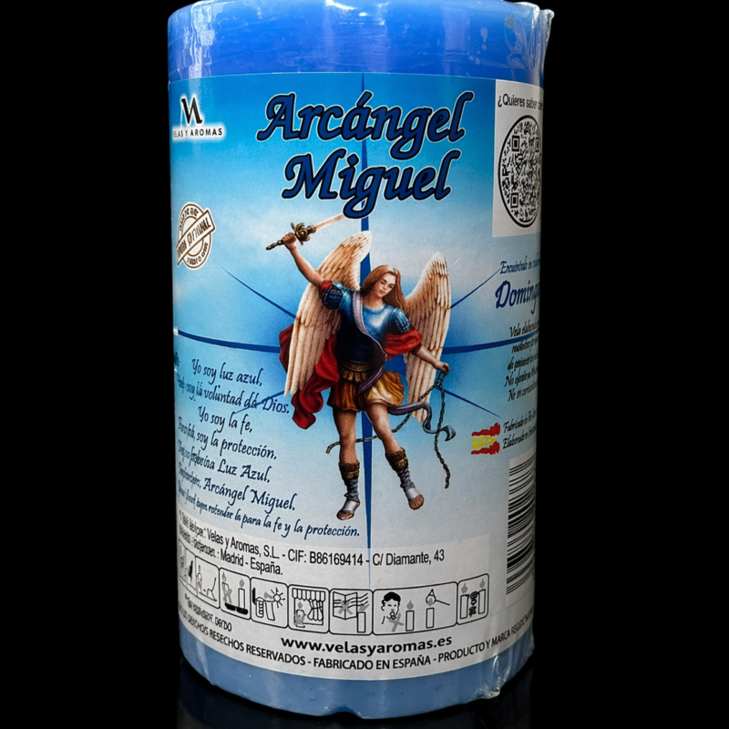 Velón San Miguel Arcángel - Limpieza y Protección