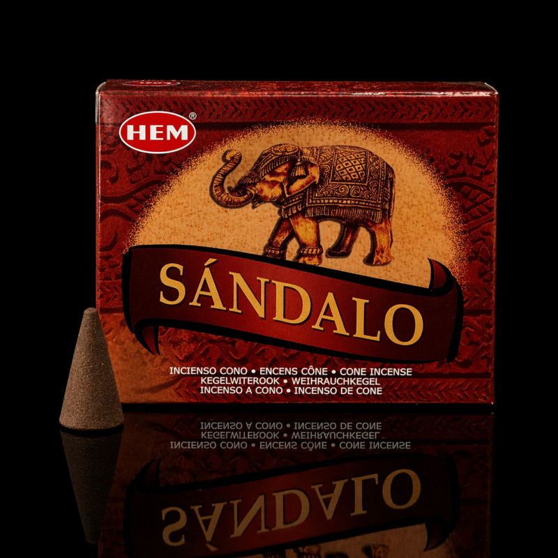 Incienso en Conos Hem 10 Unidades Sándalo