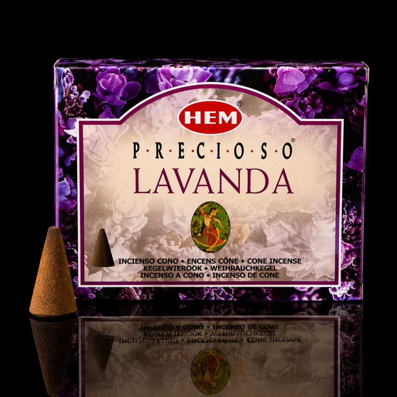 Incienso en Conos Hem 10 Unidades Lavanda