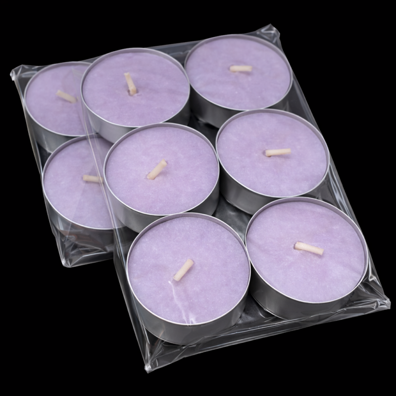 Pack 6 Velas de té Aroma Lavanda