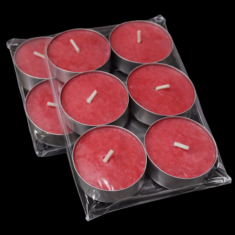 Pack 6 Velas de té Aroma Fruta del Bosque