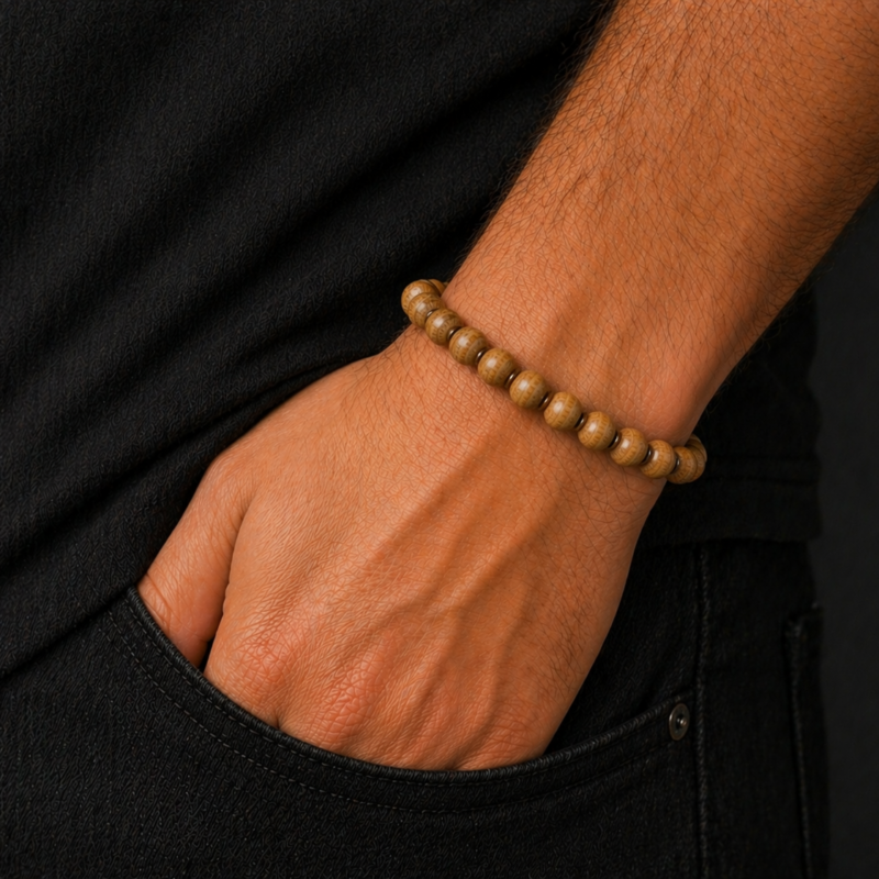 Pulsera de Palo Santo 8 mm