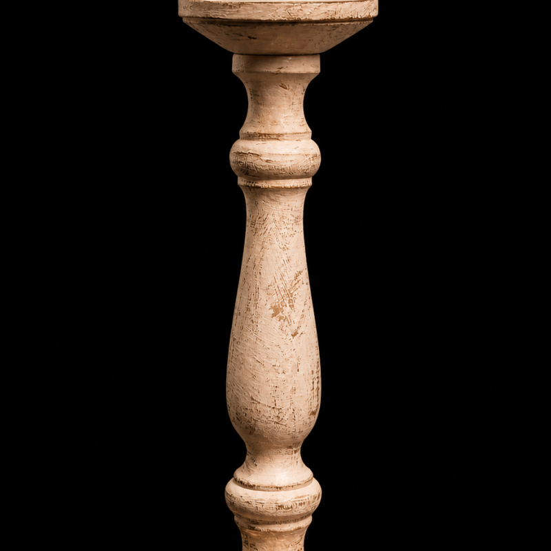 Portavelas de Madera (34 cm)