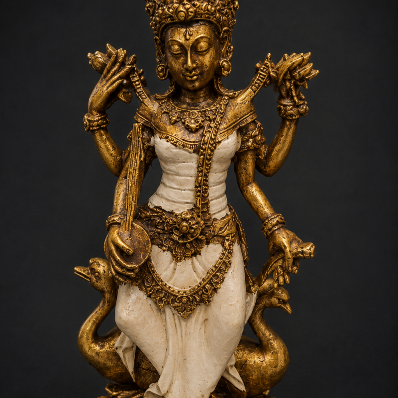 Diosa Hindú de la Sabiduría y la Armonía - 30 cm