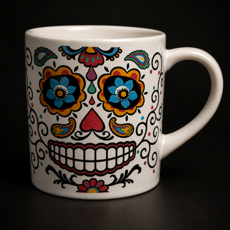 Taza Calavera Mexicana