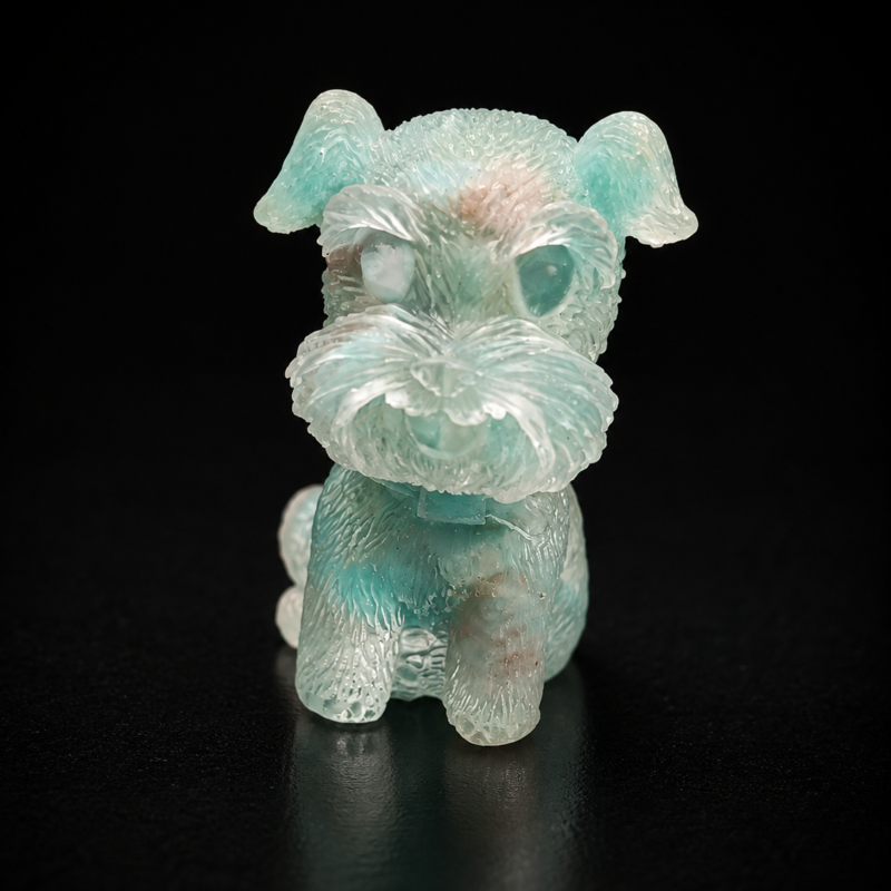 Perrito de Orgonita Amazonita (4 cm)