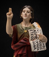 Figura San Pancracio (12 x 10 x 31 cm)