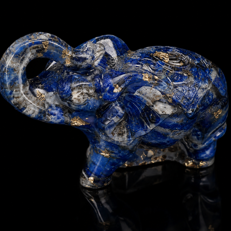 Elefante Orgonita Lapislázuli 7 cm