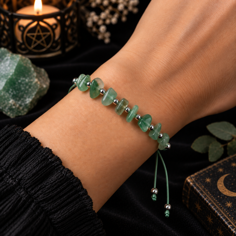 Pulsera de Cuerda con Aventurina