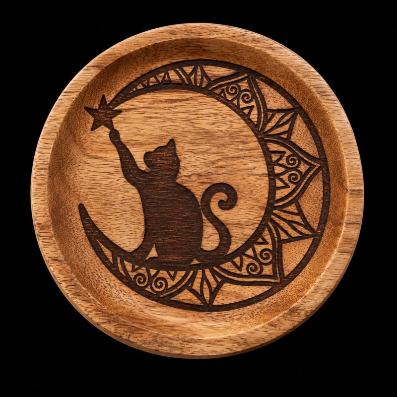 Bandeja de Madera Colección "Zeus y Arión" 16 cm