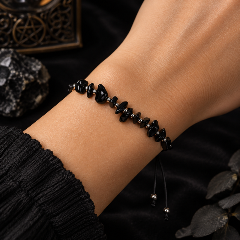 Pulsera de Cuerda con Onix